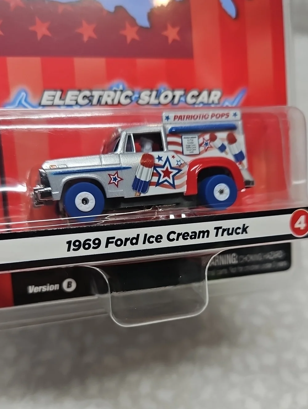autoworld Thunderjet 1969 ford ice cream truck slot car A & B Across America